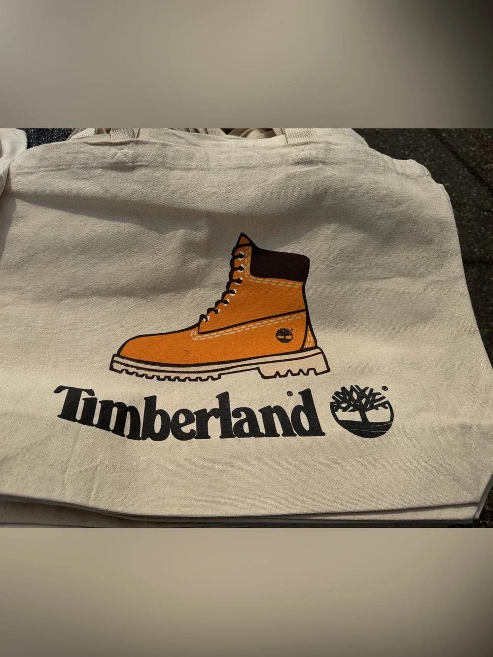 Timberland Boot Graphic Tote New